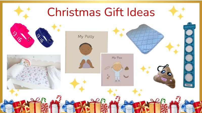 Christmas Gift Ideas image with products and presents