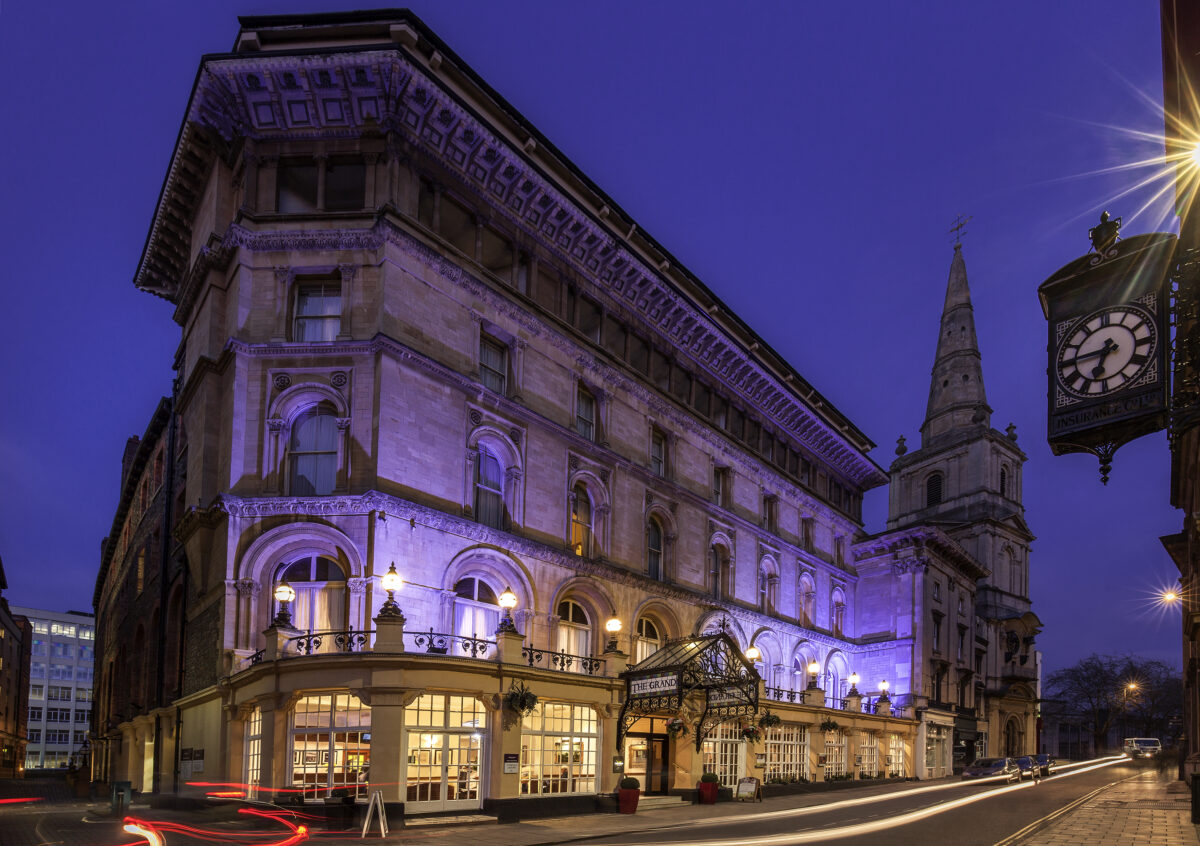 Outside of The Bristol Grand Hotel